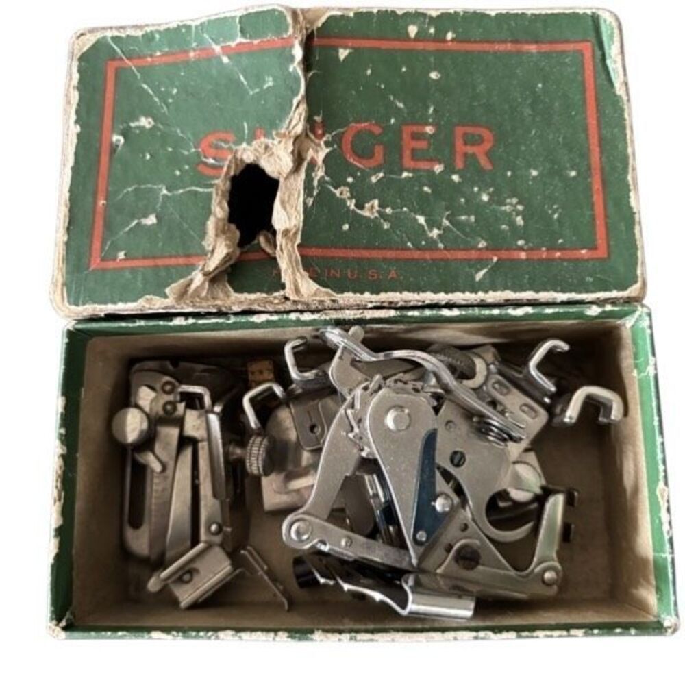 Singer Sewing Machine Attachments 120607 Dated 1936